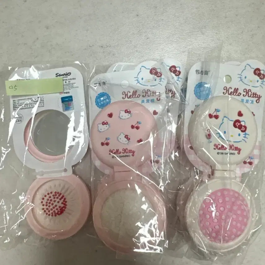 [BUNJANG] Hello Kitty Folding Comb & Mirror Set / 헬로키티 접이식 빗 거울 세트