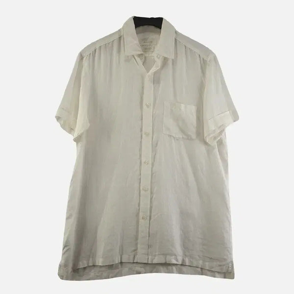 [BUNJANG] Massimo Dutti White Men's Shirt M / 마시모두띠 화이트 남자 셔츠 M N8160