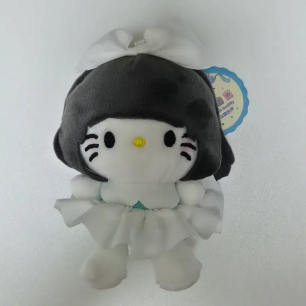 [BUNJANG] Hello Kitty Princess Dress Idol Bob Short Hair Doll Keychain Mint / 헬로키티 공주드레스 인형 키링 민트 아이돌 단발 키티
