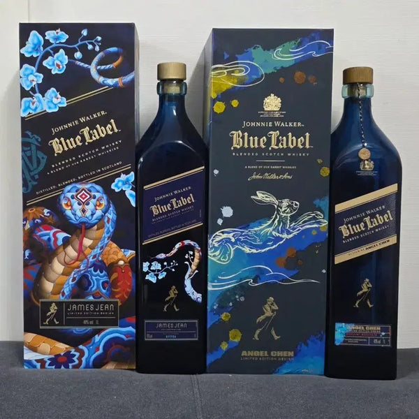 [BUNJANG] Johnnie Walker Blue Label James Jean Limited Edition Whiskey Empty Bottle / 조니워커 블루라벨 제임스 진 한정판 위스키 공병