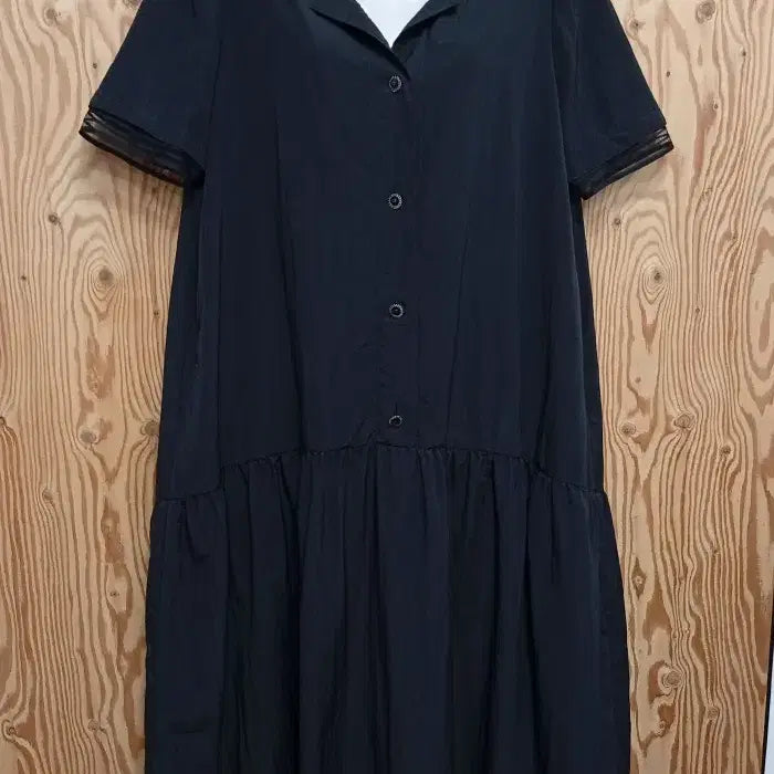 [BUNJANG] Damian Summer Collar Dress Nylon Rayon Blend / 데미안 시원한 나일론 레이온 혼방 여름 카라 원피스