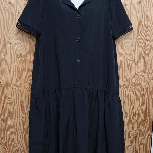 [BUNJANG] Damian Summer Collar Dress Nylon Rayon Blend / 데미안 시원한 나일론 레이온 혼방 여름 카라 원피스