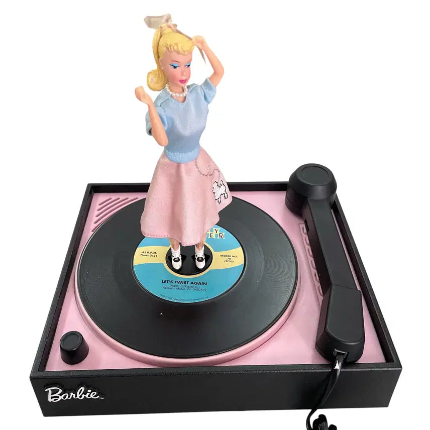 [BUNJANG] Mattel Barbie Avenue Twist N' Turn Musical Animated Phone with Chubby Checker "Let's Twist Again" / 바비 Avenue Twist N' Turn 뮤지컬 전화기 작동품 박스 포함 Chubby Checker Barbie Phone