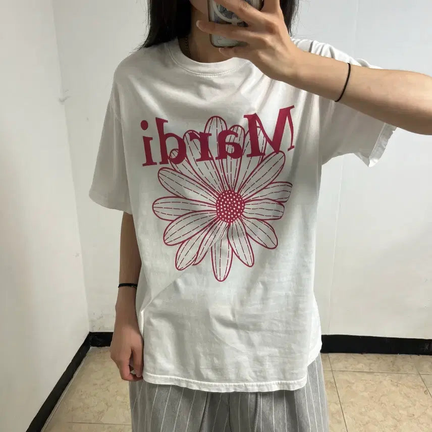 [BUNJANG] Mardi Mercredi Oversized T-Shirt / 마르디메크르디 반팔