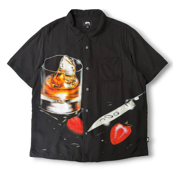[BUNJANG] Stussy 19SS Cocktail Rayon Short Sleeve Shirt L / 스투시 19SS 시즌 칵테일 레이온 반팔 레이온 셔츠 L