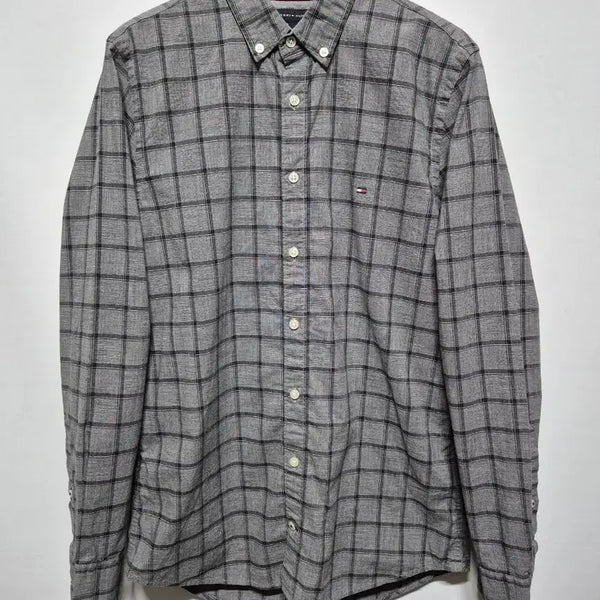 [BUNJANG] Tommy Hilfiger Checkered Shirt / 타미힐피거 체크 남방 셔츠 S