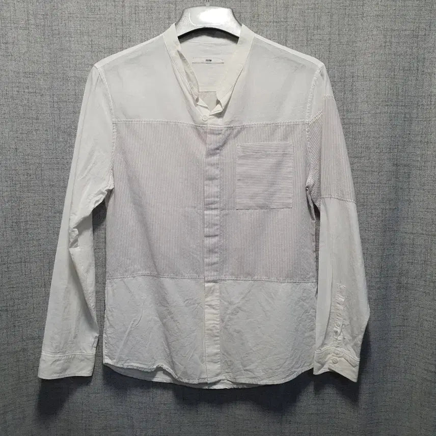 [BUNJANG] SYSTEM Men's Linen Pocket Shirt Size 100 / 시스템 남성 린넨 포켓 셔츠 100