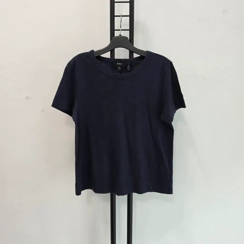 [BUNJANG] Theory Navy Round T-Shirt / 정품 Theory 띠어리 네이비 라운드 티셔츠