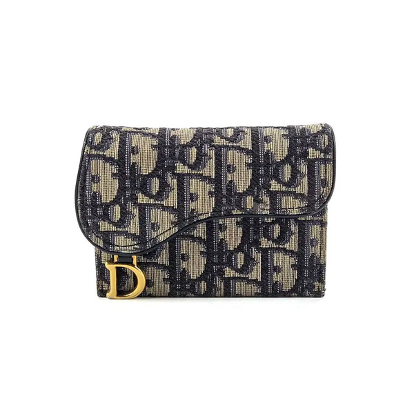 [BUNJANG] Christian Dior Saddle Accordion Card Holder / 크리스찬 디올 새들 아코디언 카드지갑