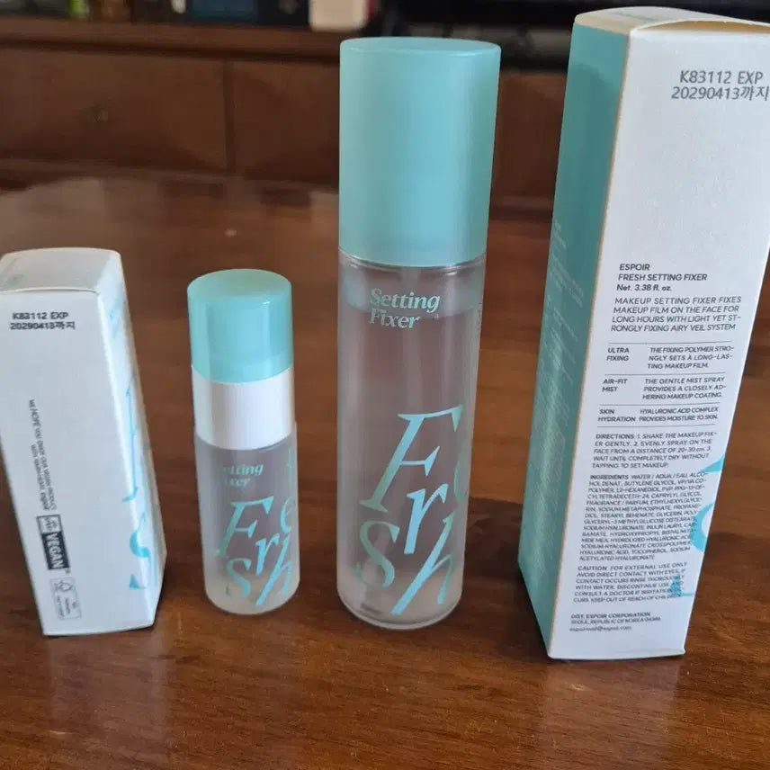 [BUNJANG] Espoir Fresh Setting Fixer 100ml + 30ml / 에스쁘아 프레쉬 세팅 픽서 100ml + 30ml