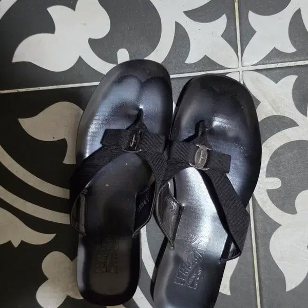 [BUNJANG] Salvatore Ferragamo Women's Ribbon Detail Slippers (240) / 페레가모슬리퍼240