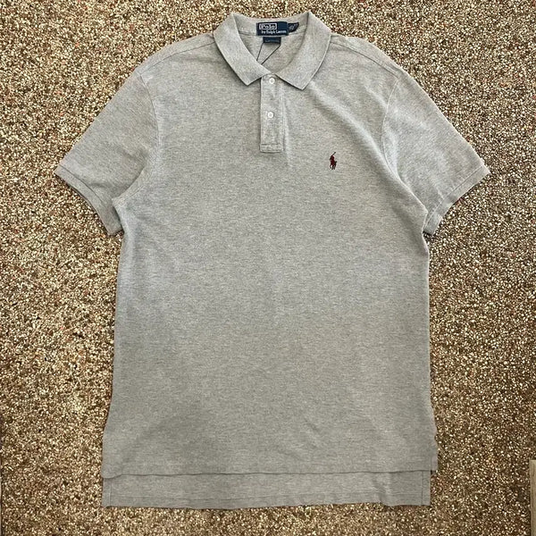 [BUNJANG] Polo Ralph Lauren PK T-Shirt (Size 45) - Gray / 45 폴로 반팔 카라티 pk 그레이