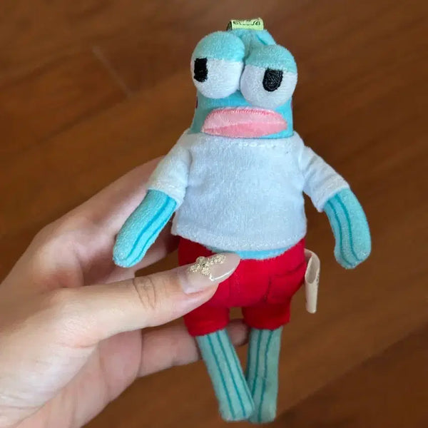 [BUNJANG] SpongeBob SquarePants Bikini Bottom Fish Residents Series Plush Keychain / 스폰지밥 인형 키링 비키니시티 생선 주민 시리즈
