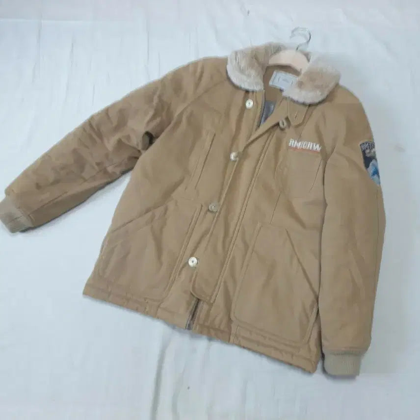 [BUNJANG] Romantic Crown Beige Deck Jacket / 로맨틱크라운 베이지 덱 자켓