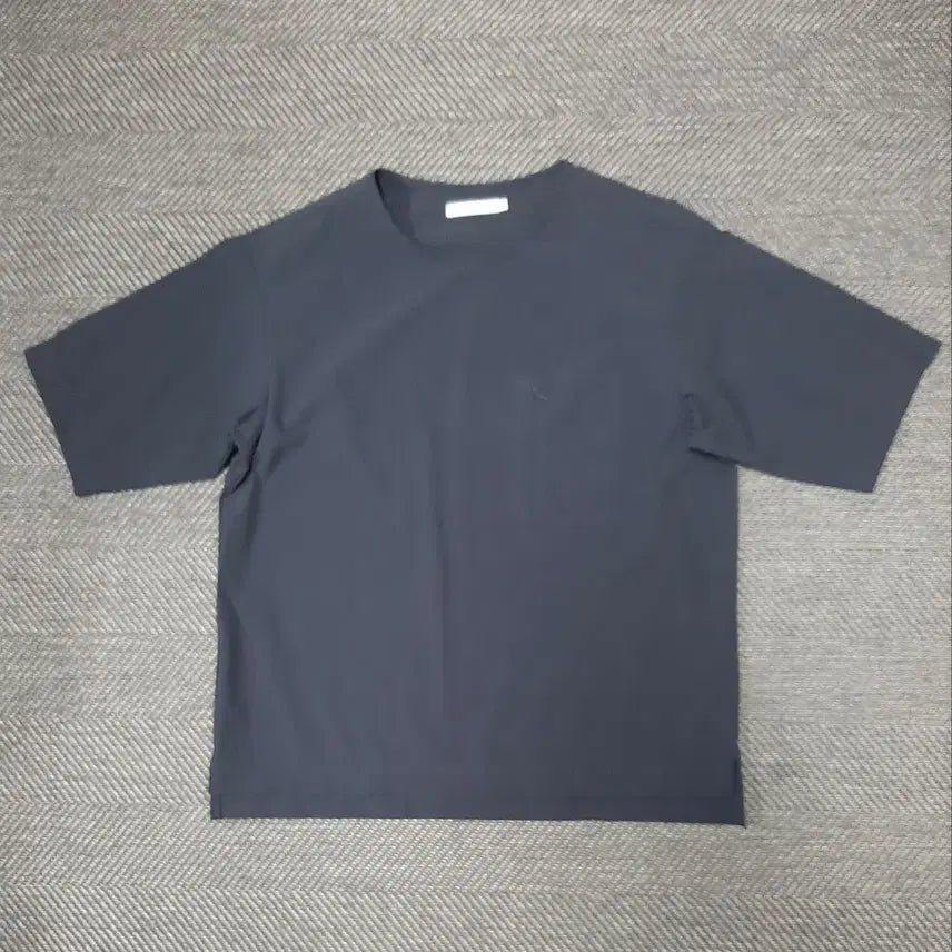 [BUNJANG] 247 Series Nylon Short Sleeve T-Shirt Navy / 247시리즈 나일론 반팔티셔츠 네이비