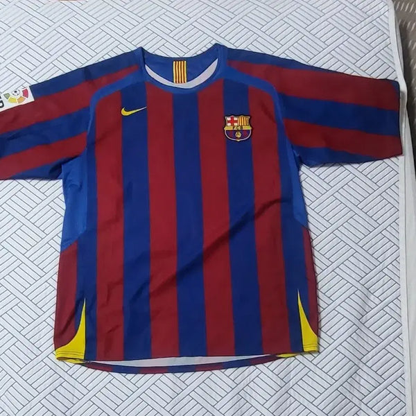 [BUNJANG] Barcelona 05/06 Ronaldinho Jersey (Original) / 바르셀로나 0506 호나우지뉴 리그 유니폼 원판