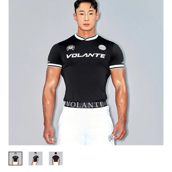 [BUNJANG] Volante Compression Short Sleeve T-Shirt / 볼란테 컴프레션 반팔 (2Size)