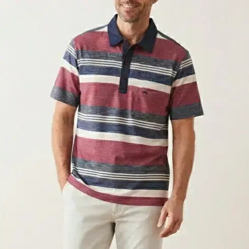 [BUNJANG] PAT Linen Short-Sleeve Collar T-Shirt / [100]PAT 린넨 반팔 카라티