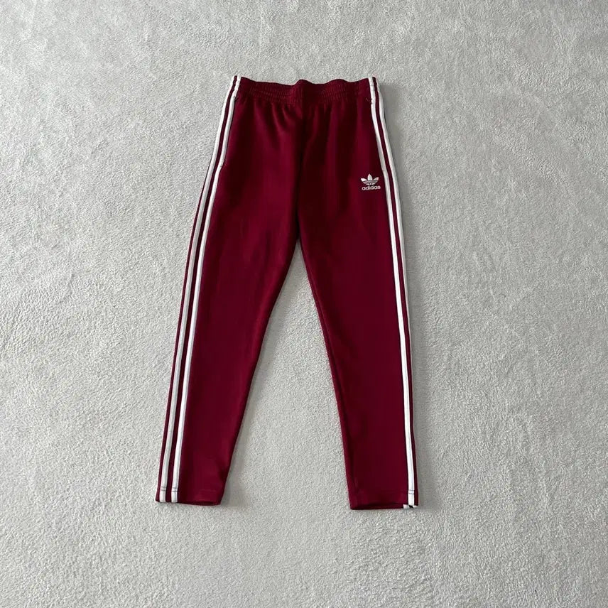 [BUNJANG] Adidas Burgundy SST Track Pants / 95 아디다스 버건디 SST 트레이닝 바지 팬츠