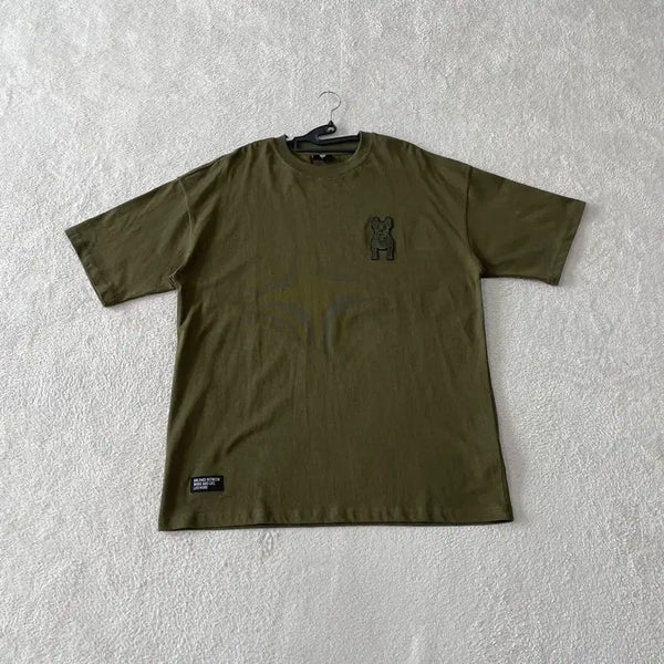 [BUNJANG] Life Work Khaki Short Sleeve T-Shirt L / L 라이프워크 카키 반팔티
