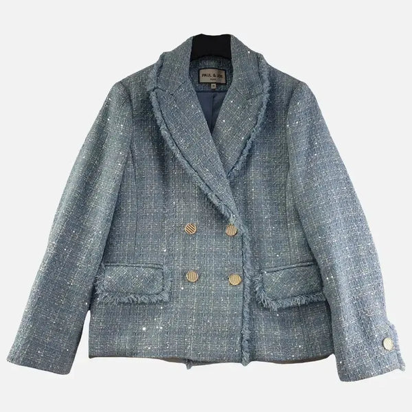 [BUNJANG] Paul & Joe Light Blue Women's Blazer / 폴앤조 라이트 블루 여자 블레이저 85-160 N8138