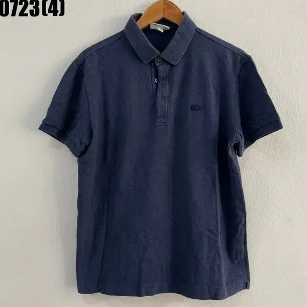 [BUNJANG] Lacoste Pique Polo Shirt Navy M / 라코스테 카라티 네이비 M 0723
