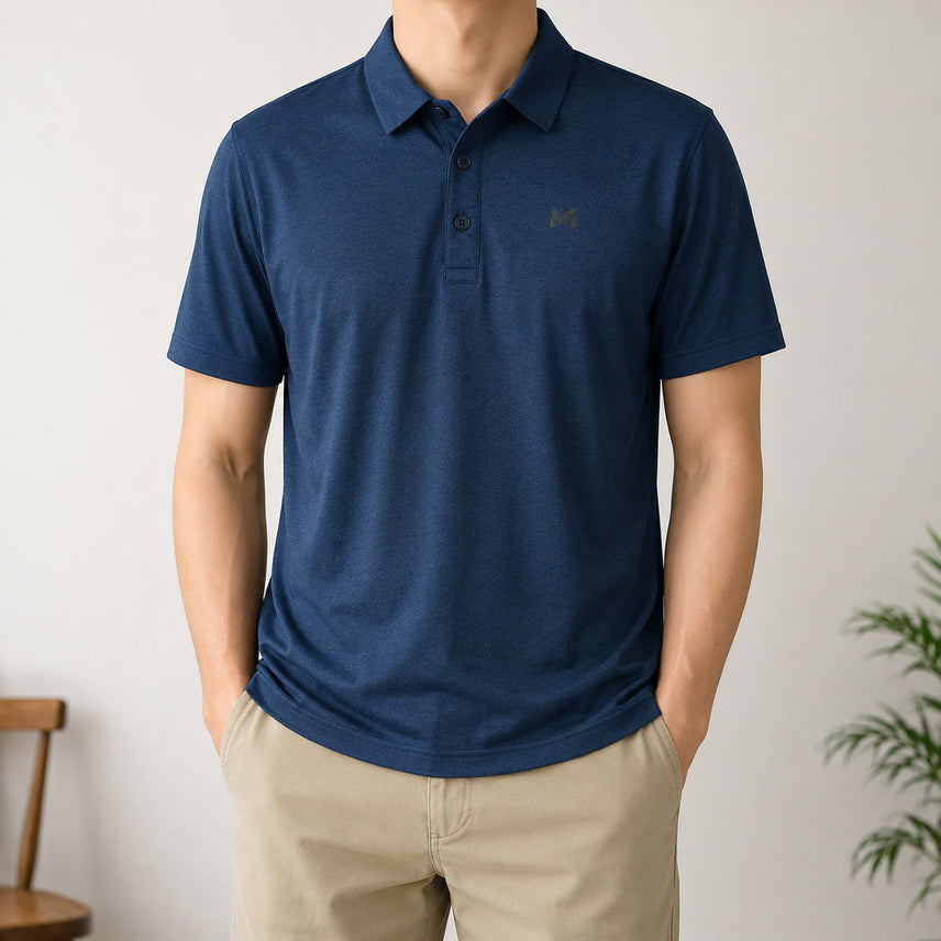 [BUNJANG] Millet Cooling Short Sleeve Polo Shirt (Men's 95) / [95]밀레 냉감 반팔 카라티