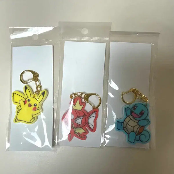 [BUNJANG] Pokemon Mega Festa Keyring Bundle Set (Magikarp, Squirtle, Pikachu) / 포켓몬 메가페스타 키링 잉어킹 꼬부기 피카츄 일괄