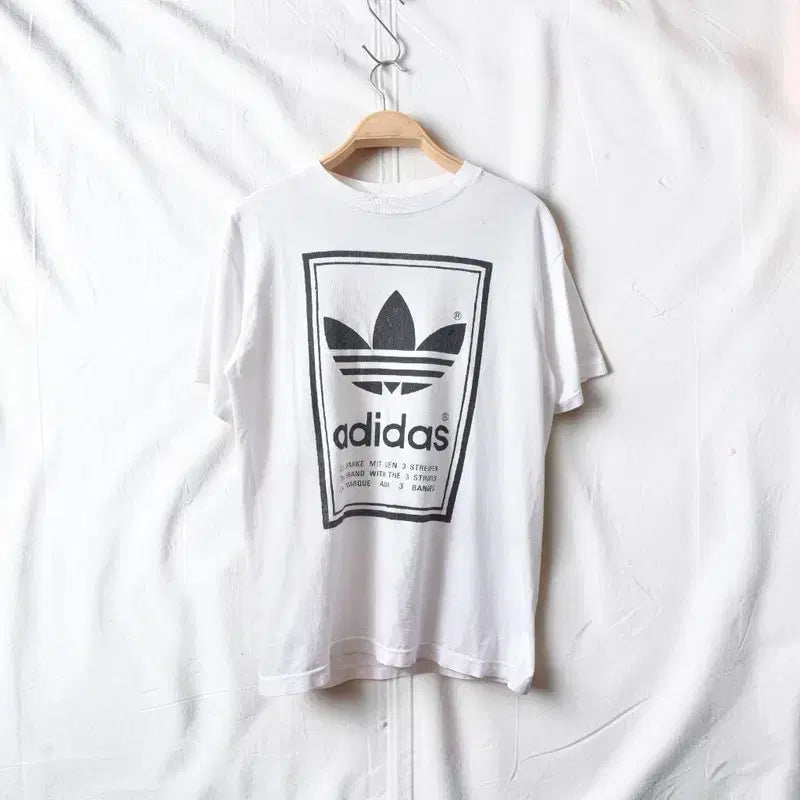 [BUNJANG] Adidas Originals 90s Trefoil Logo T-Shirt / 90S 아디다스 오리지널 반팔티 M0827