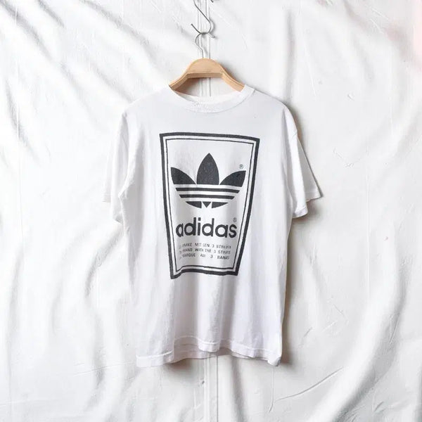[BUNJANG] Adidas Originals 90s Trefoil Logo T-Shirt / 90S 아디다스 오리지널 반팔티 M0827