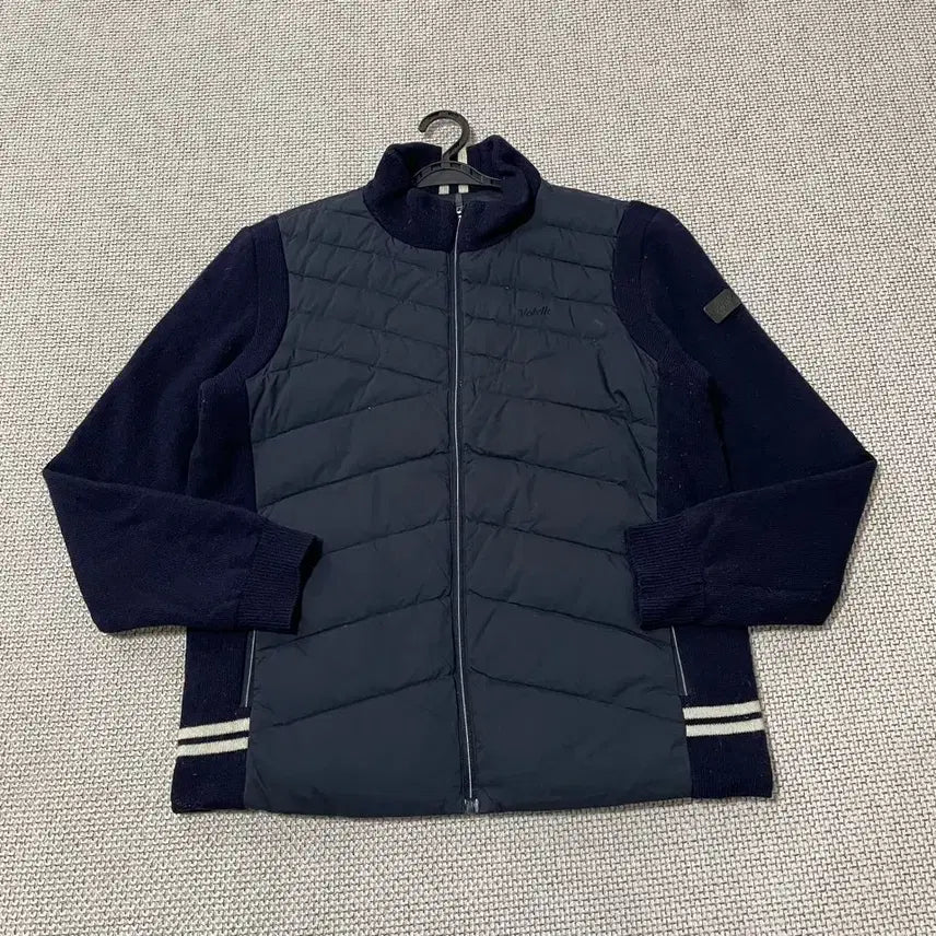 [BUNJANG] Volvik XL Windproof Down Knit Zip-Up Hybrid Jacket B.6636 / XL 볼빅 골프 덕다운 방풍 니트 집업 하이브리드 B.6636