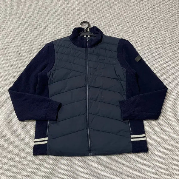 [BUNJANG] Volvik XL Windproof Down Knit Zip-Up Hybrid Jacket B.6636 / XL 볼빅 골프 덕다운 방풍 니트 집업 하이브리드 B.6636