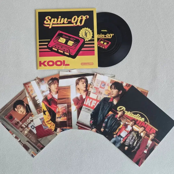 [BUNJANG] Forestella Spin-off KOOL LP Coaster & 5 Mini Poster Cards / 포레스텔라 스핀오프 KOOL lp티코스터와 미니 포스터 카드5장