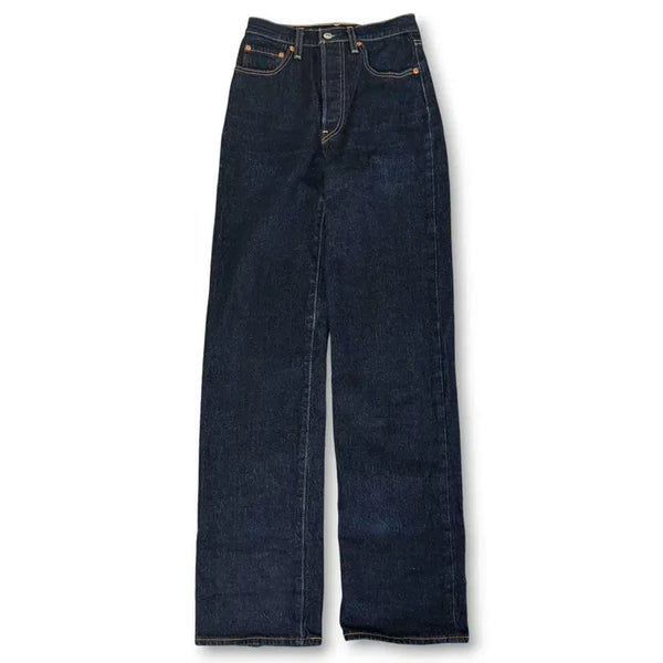 [BUNJANG] Levi's Premium Ribcage Straight Raw Denim Jeans / (24) 리바이스 프리미엄 리브케이지 스트레이트 생지 데님