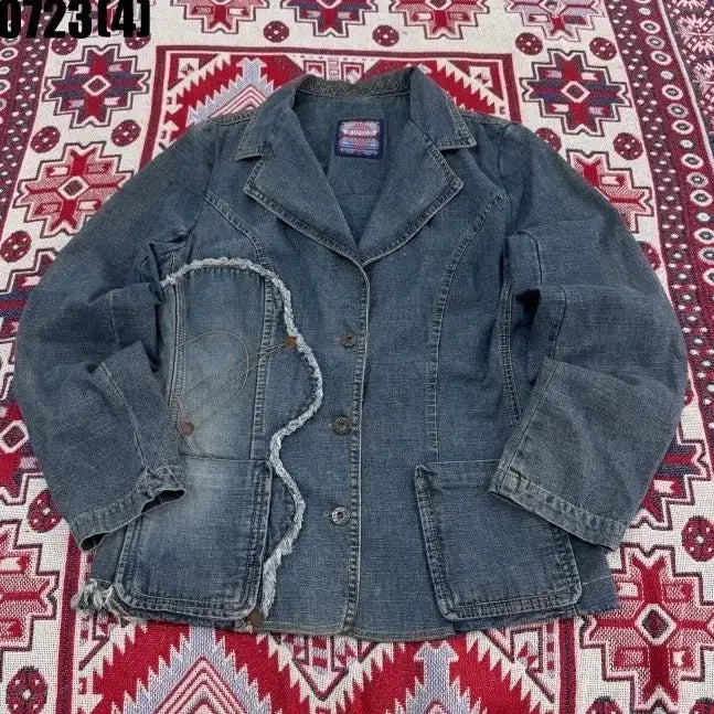 [BUNJANG] Oily Denim Jacket Women's Jacket / 오일리 청자켓 데님 자켓 여성 자켓 0723