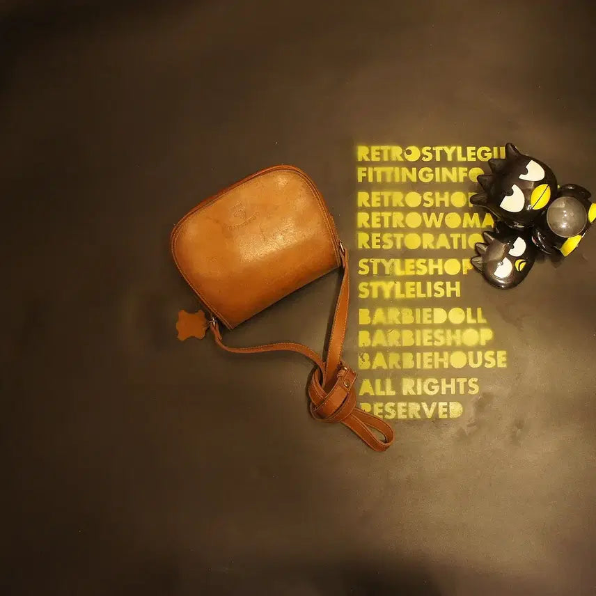[BUNJANG] Vintage Leather Crossbody Bag / Q479 크로스백 남자크로스가방 레더백 빈티지 남성가죽가방 레더가방 미니백