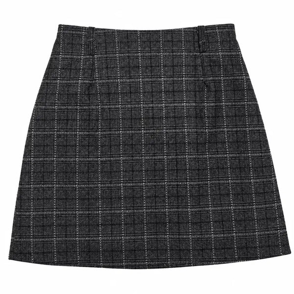 [BUNJANG] Plaid Skirt Pants / 체크 치마