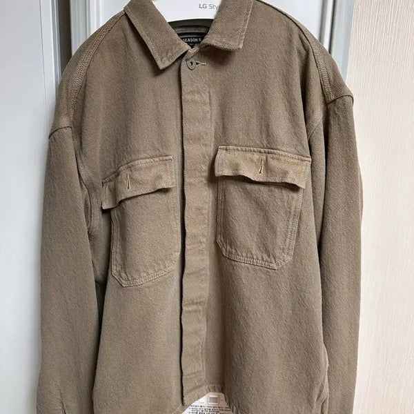 [BUNJANG] Yeezy Season 6 Work Shirt Sage / 이지 시즌 6 워크 셔츠