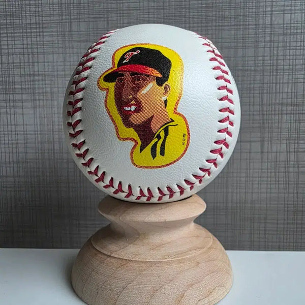 [BUNJANG] LG Twins Kim Tae-won Caricature Signed Baseball / 김태원 케리커처 포토볼 인쇄 싸인볼 야구공 엘지트윈스 lg트윈스