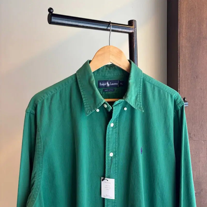 [BUNJANG] Polo Ralph Lauren Green Shirt XL / 17568 - 폴로 랄프로렌 그린 셔츠