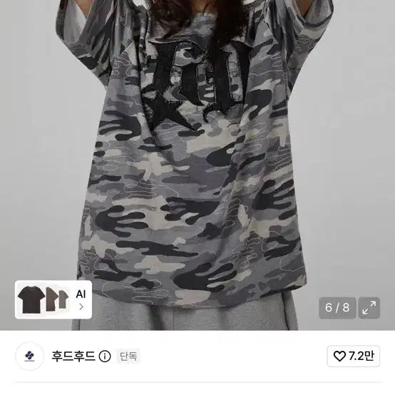 [BUNJANG] Hoodie Hood Short Sleeve T-Shirt / 후드후드 반팔 팝니다!