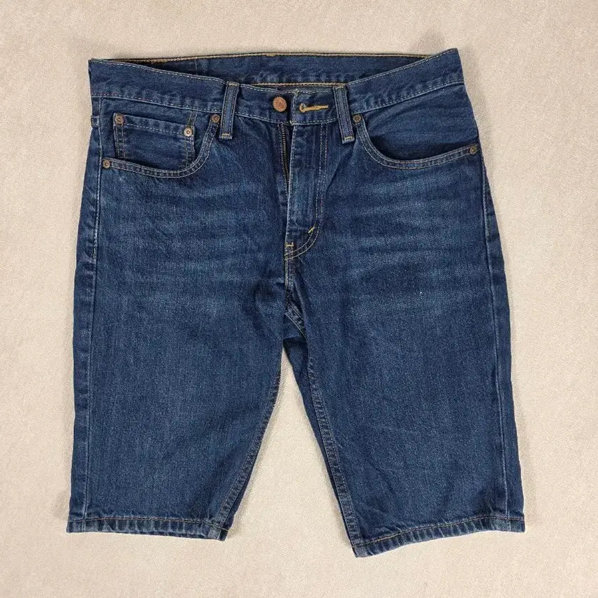 [BUNJANG] Levi's 511 Slim Fit Indigo Denim Shorts / 리바이스 511 슬림 데님 반바지 청반바지 인디고