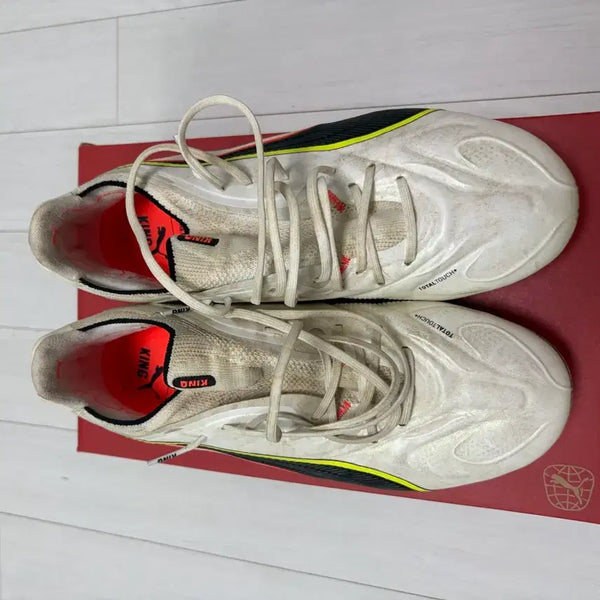 [BUNJANG] Puma King FG Soccer Cleats White 275mm / 푸마 킹 축구화 흰색 FG275