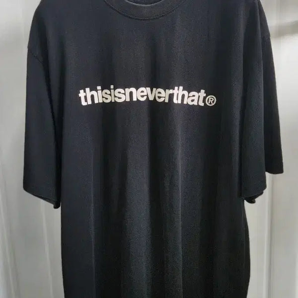 [BUNJANG] Thisisneverthat T Logo Black T-Shirt XL / 디스이즈네버댓 T로고 블랙 반팔티 XL