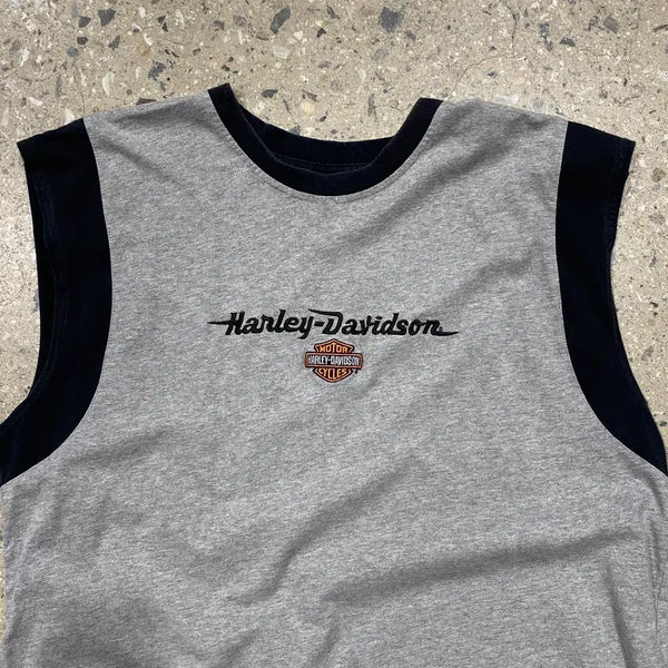 [BUNJANG] Harley-Davidson Sleeveless Shirt (Men's 2XL) / 할리 데이비슨 나시 (Man 2XL)/[H1192]