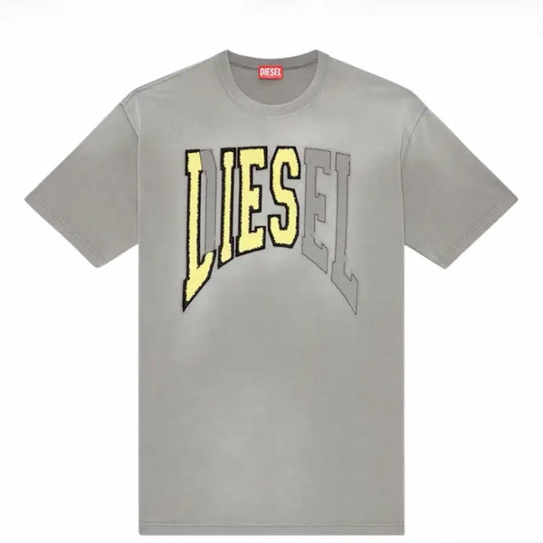 [BUNJANG] Diesel Short Sleeve T-Shirt Grey / 디젤 반팔 티셔츠 그레이