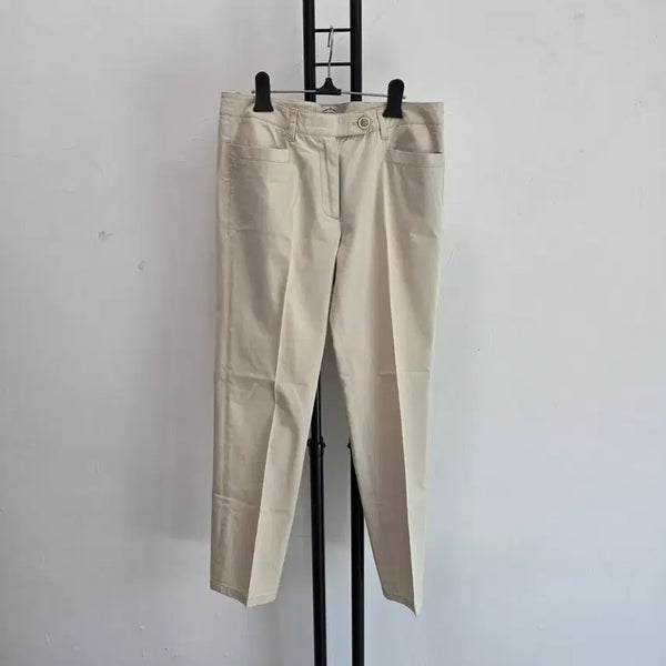 [BUNJANG] PRADA Beige Cotton Pants / 정품 PRADA 프라다 베이지 팬츠