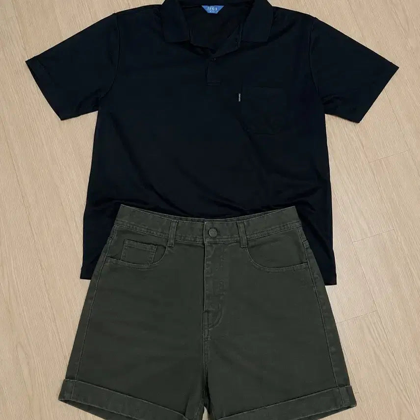 [BUNJANG] Women's Short Sleeve Shorts Set / 여성 반팔 반바지 세트