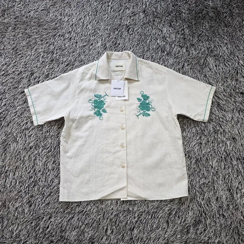 [BUNJANG] Friter Linen Short Sleeve Shirt (Women's) / 프리터 린넨 반팔 셔츠/여성(Free)/ST3836/새상품