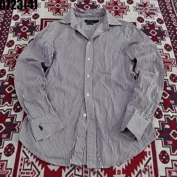 [BUNJANG] Polo Ralph Lauren Women's Striped Shirt / 폴로 랄프로렌 스트라이프 셔츠 6 0723